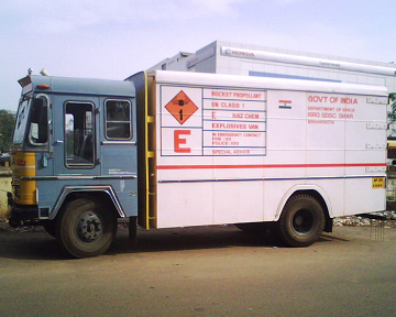 explosive van