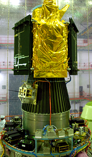 NLS-4 and NLS-5 spacecraft mounted on the PLSV-C9